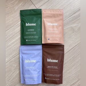 BRAND NEW Bundle of 4 Blume Superfood Latte Blends